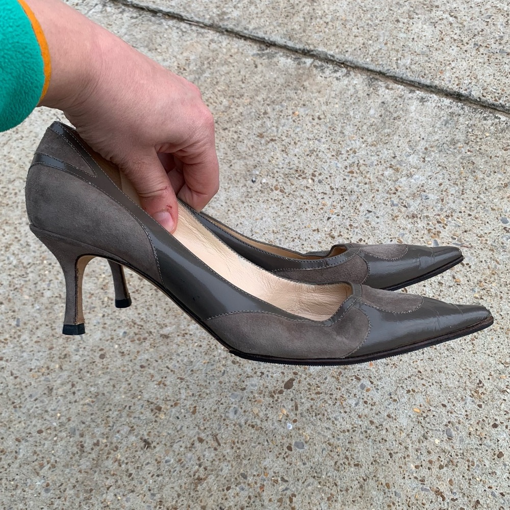 Jimmy Choo Gray Women's Heels EU 41 US 11 - Picture 10 of 13